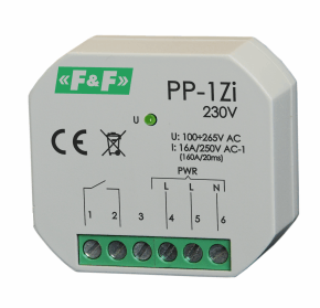 F&F Przekaźnik elektromagnetyczny 1Z 16A P/T - PP-1ZI 230V