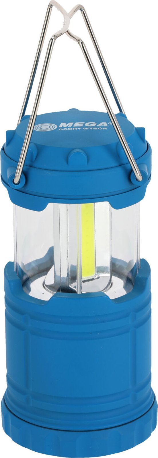 Mega Lampa turystyczna 3w, cob, 3xaaa, 200lm