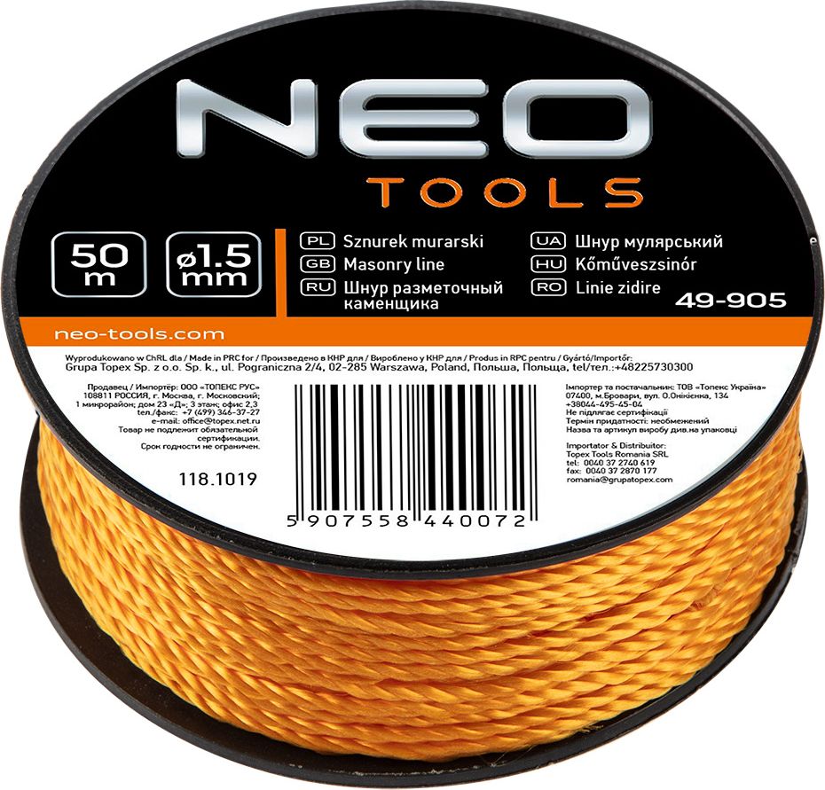 Neo Sznurek murarski (Sznurek murarski 50 m)