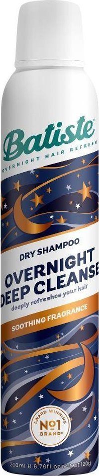 Batiste Overnight Deep Cleanse suchy szampon do włosów przetłuszczających się 200ml