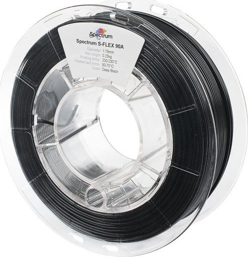 Spectrum Filament S-FLEX 90A Deep black 1,75 mm/0,25 kg