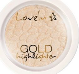 Lovely LOVELY_Gold Highlighter rozświetlający puder do twarzy