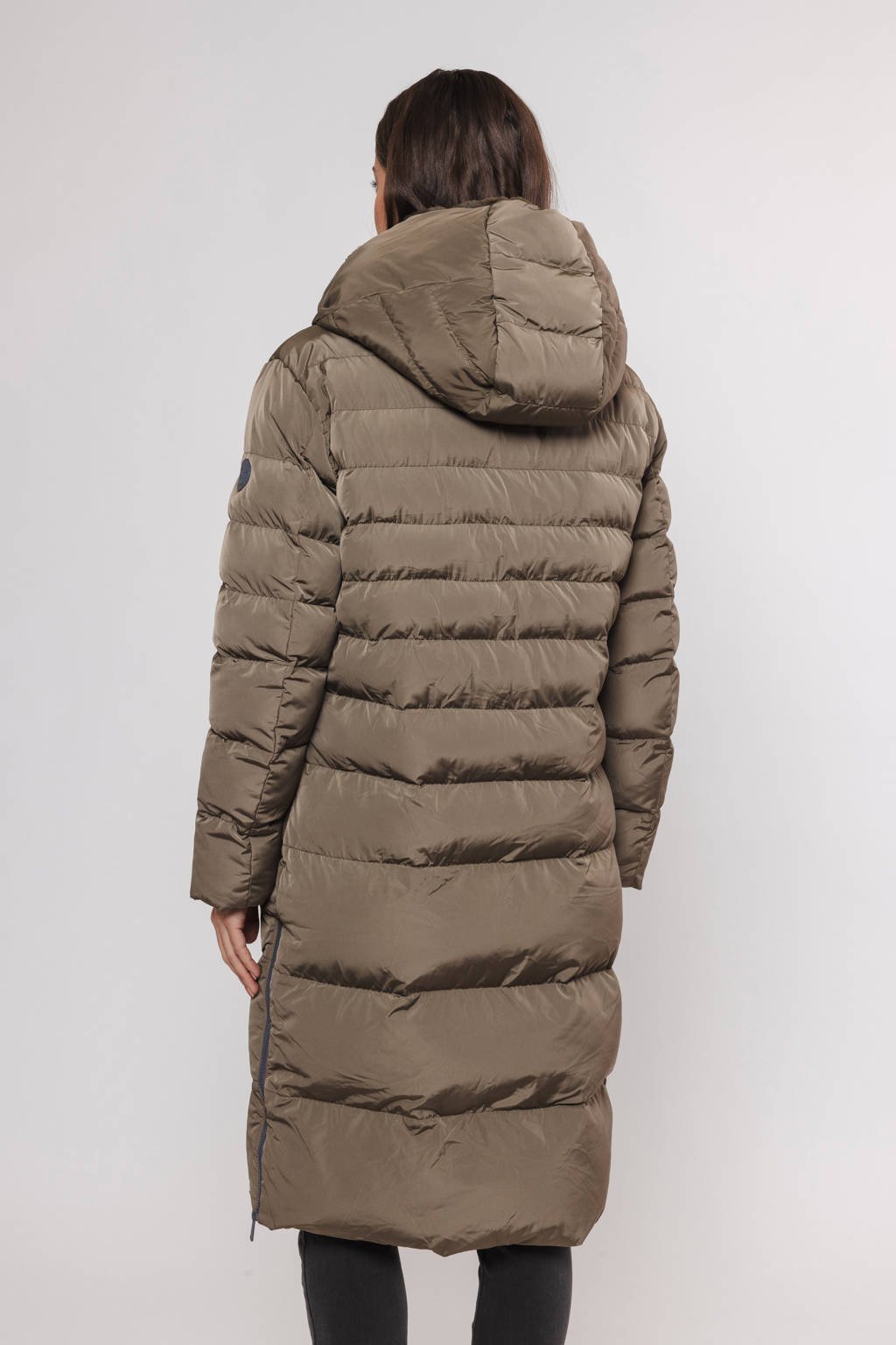 Rino&Pelle moteriškas žieminis paltas KEILAFUR, alyvuogių spalvos