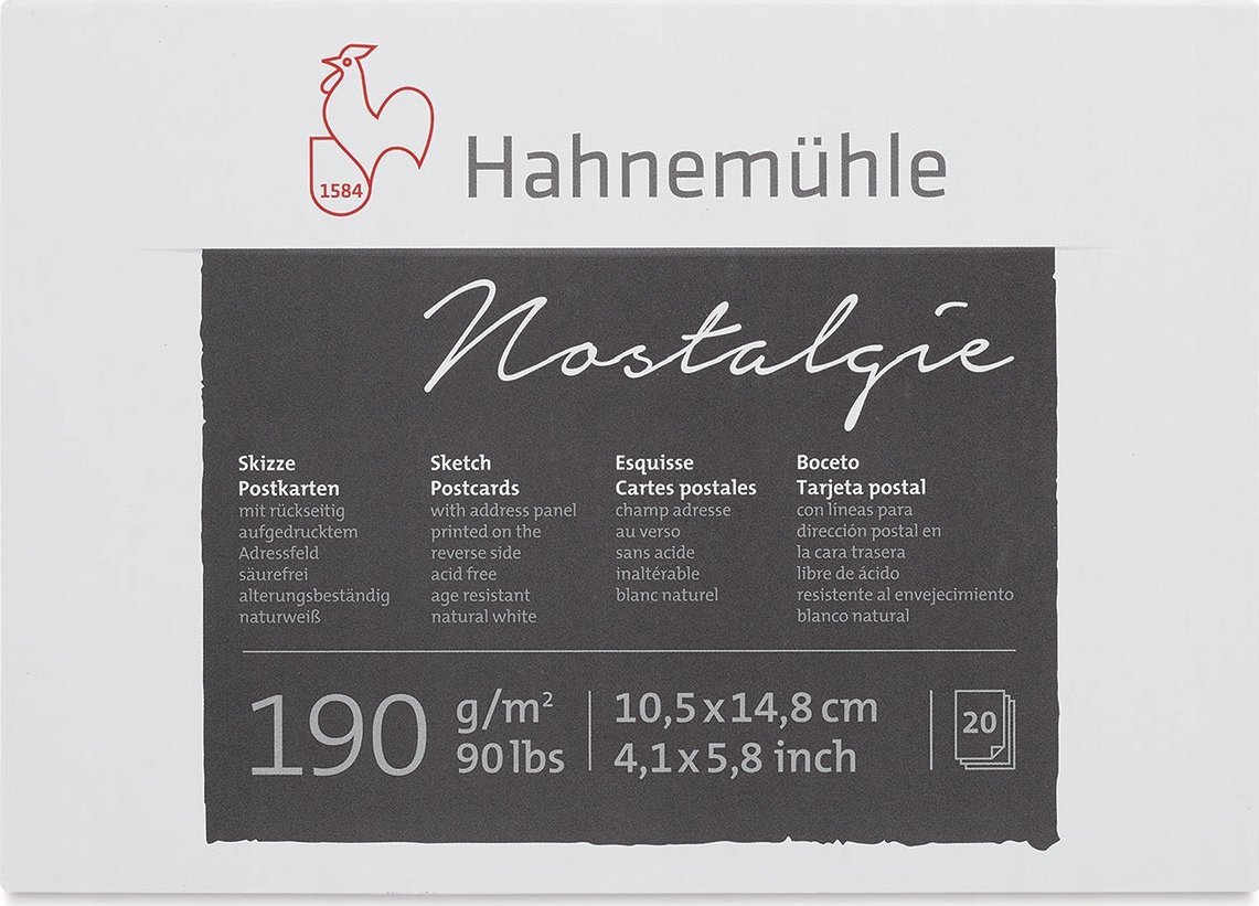 Hahnemühle Hahnemühle Sketchbook Nostalgie A 6 20 Sheets 190 g