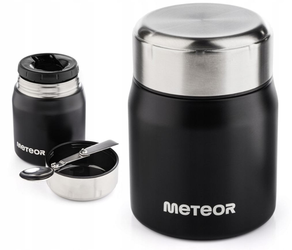 Meteor Termos obiadowy 17244 0.5 l Czarny