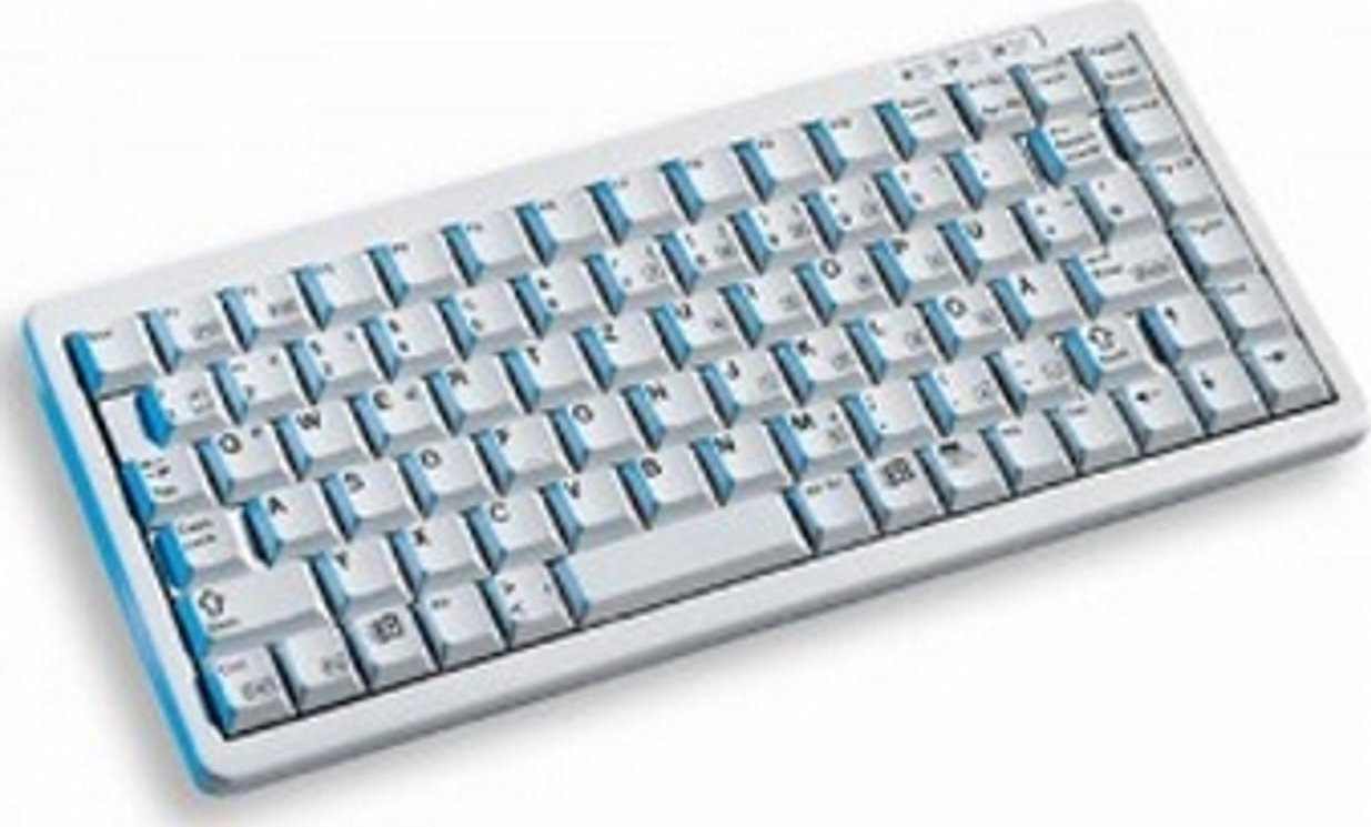 Klawiatura Cherry CHERRY Compact-Keyboard G84-4100 klawiatura USB + PS/2 AZERTY Szary
