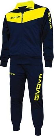 Givova Dres sportowy Visa Givova granatowo-żółty S
