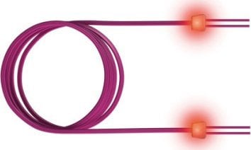 SACON saCon LWL-LED-Patchkabel duplex 50/125m OM4, LC/LC, fioletowy, 3 m