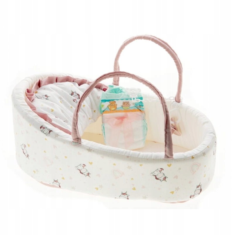 Nosidełko w_jednorożce z akcesoriami dla lalki do 42cm Antonio Juan 92107