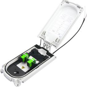 Alantec Szczelny panel abonencki IP65 (4 x SC simplex) na 4 włókna (FOPA-4A-02)