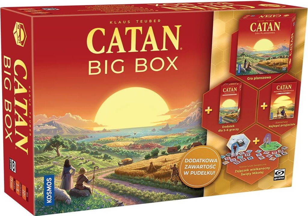 Galakta Gra planszowa z dodatkami Catan: Big Box