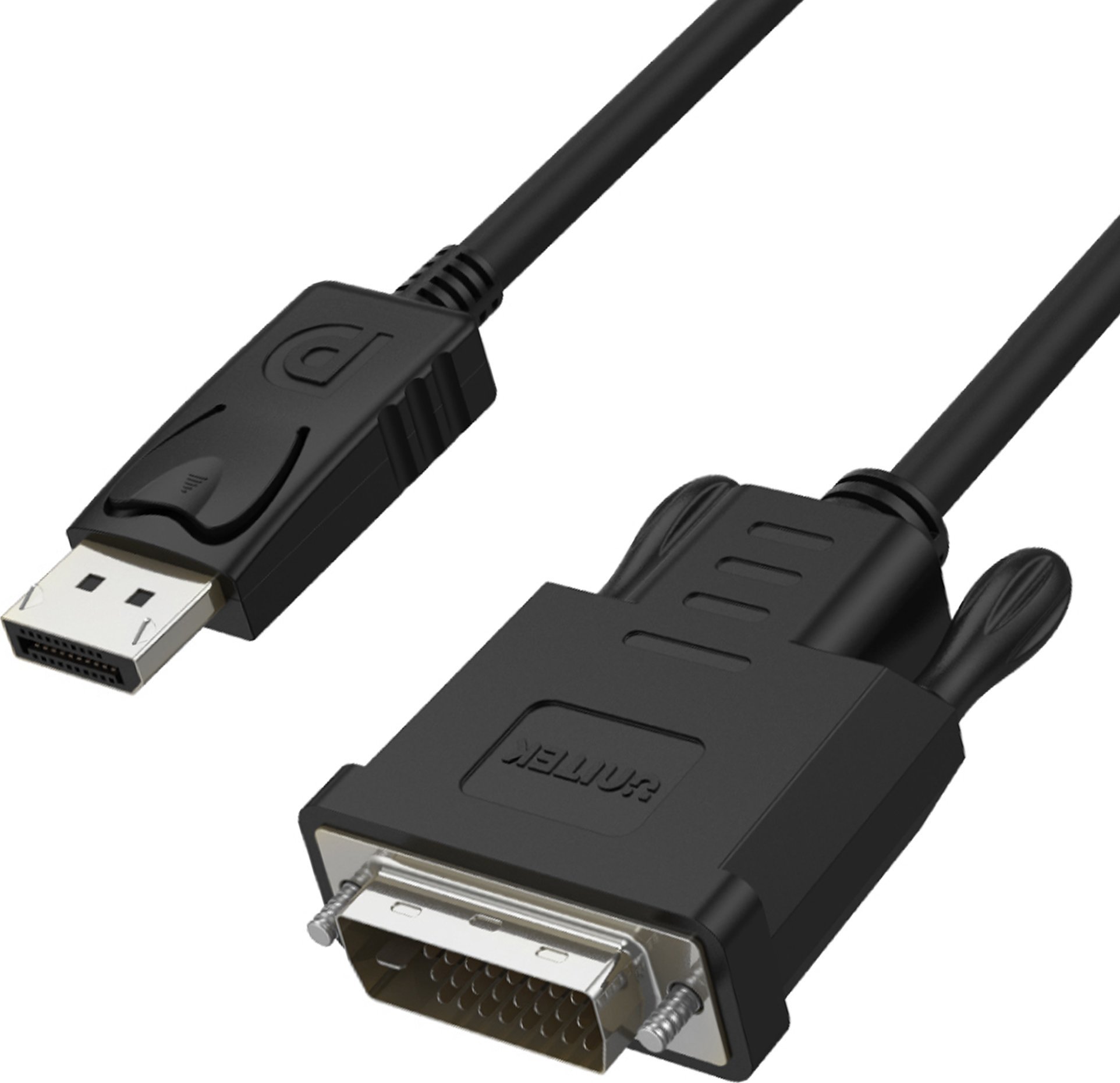 Kabel Unitek DisplayPort - DVI-D 1.8m czarny (Y-5118BA)