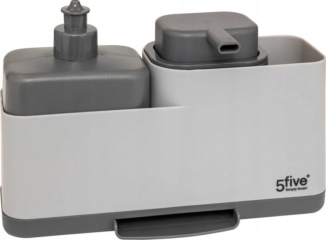 Dozownik do mydła 5five Dozownik na płyn do naczyń, mydło w płynie i z uchwytem na gąbkę NEO
