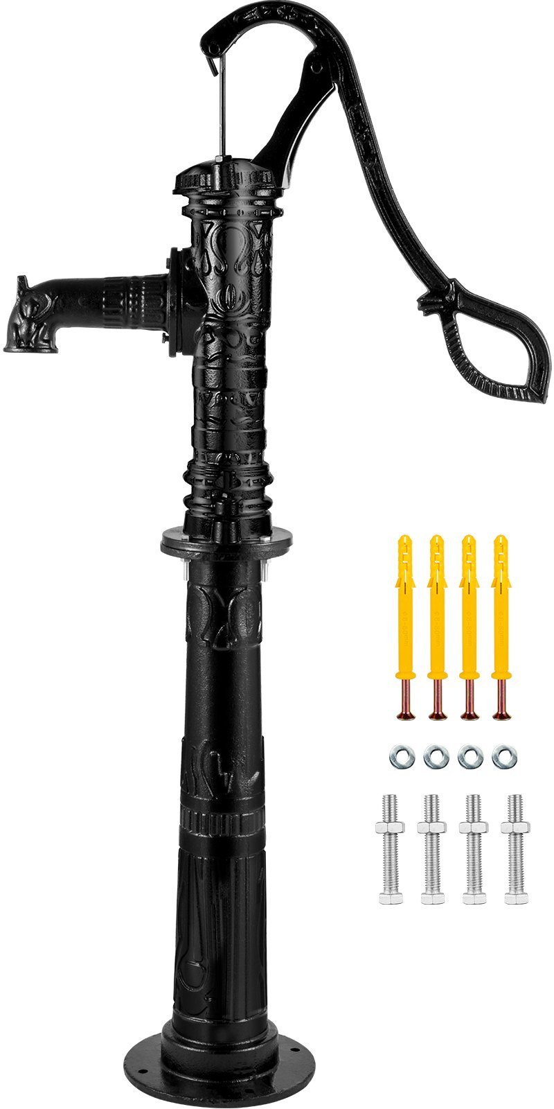 Pompa ręczna ogrodowa żeliwna 135 cm