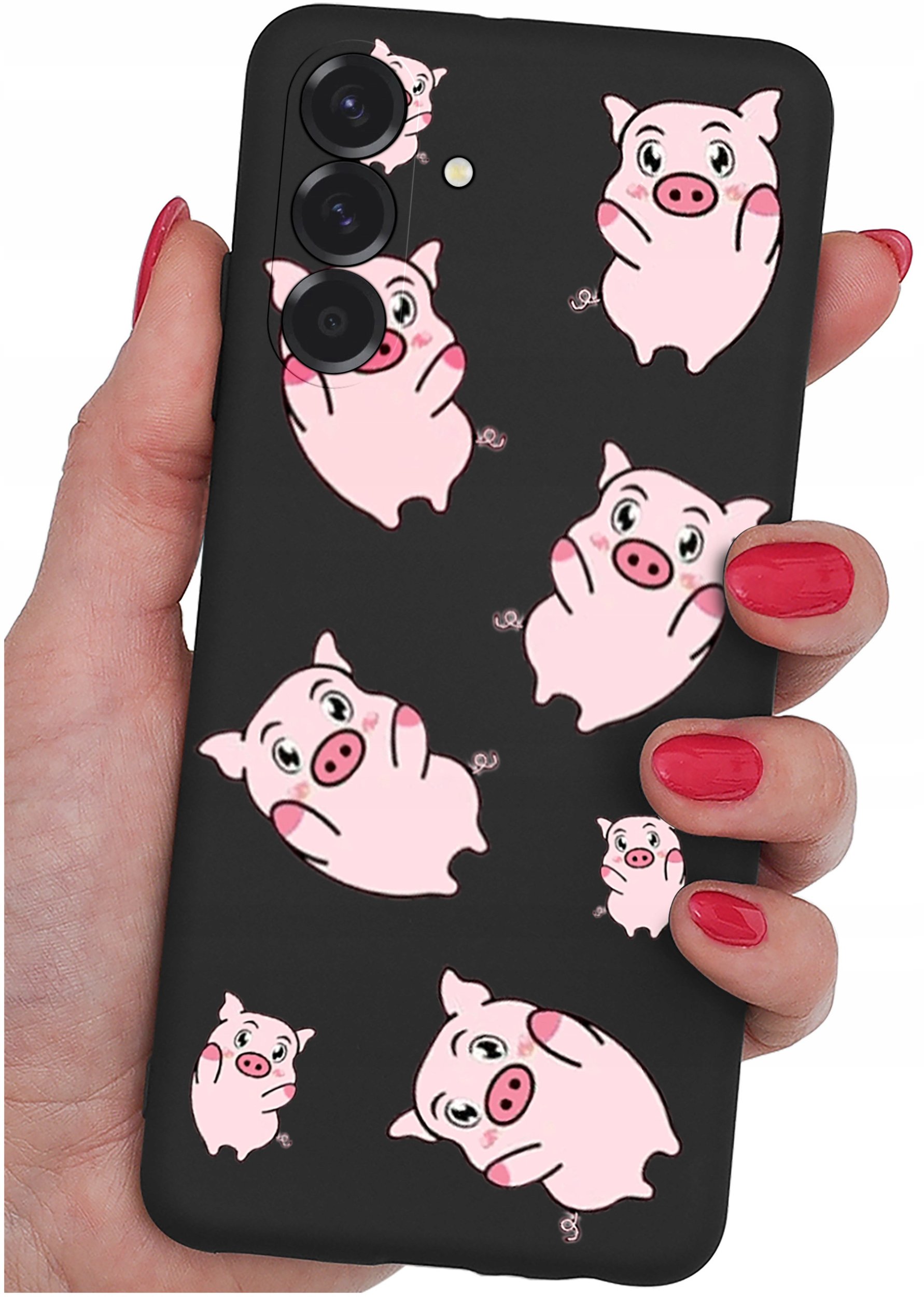 ETUI do Samsung A36 5G | WZORY | SILIKONOWE MATT CASE + SZKŁO 9H