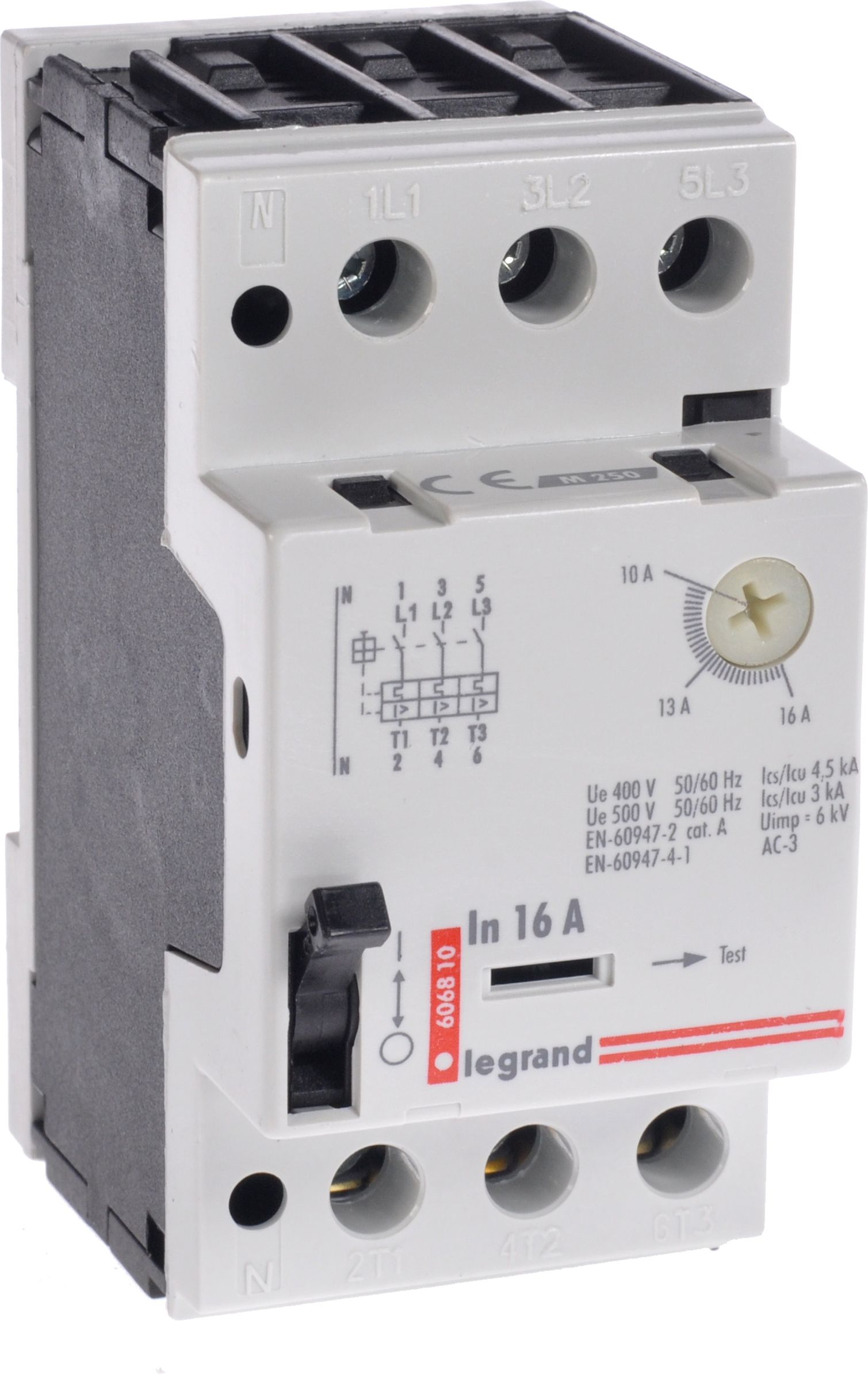 Legrand Wyłącznik silnikowy 3P 7,5kW 10-16A M 250 16 606810