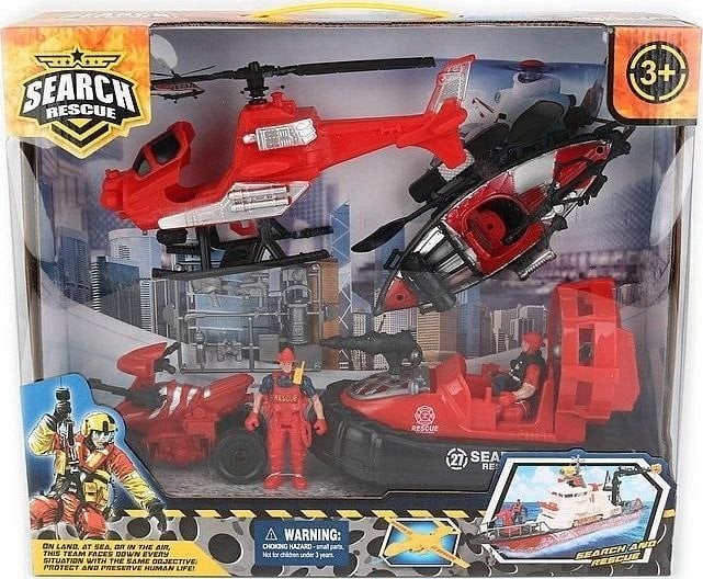 Zestaw ratunkowy - pojazdy, figurki