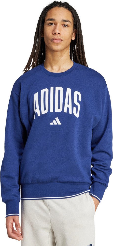 Bluza męska adidas Collegiate Sweat niebieska JM1734 XL