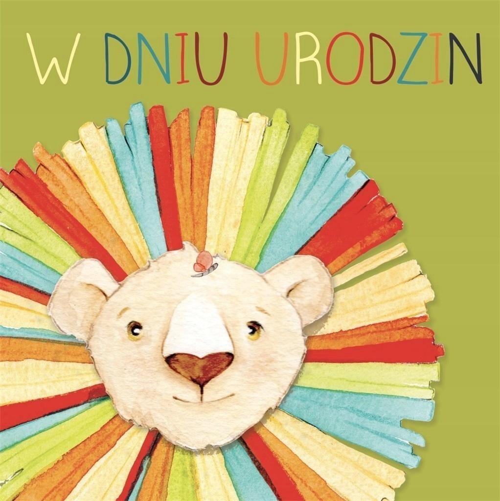 Clear Creation Karnet kwadrat CL4210_PO Urodziny Lew