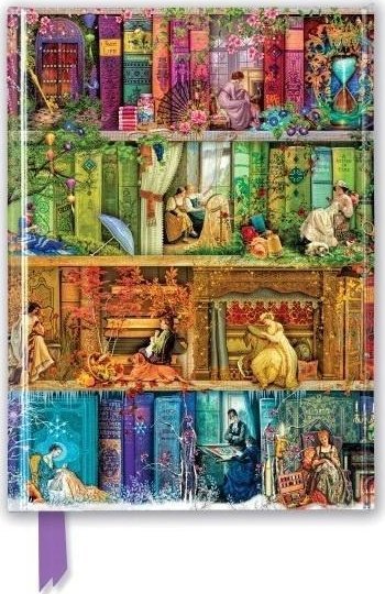 Notatnik A5 linia TW Półki na książki Aimee Stewar