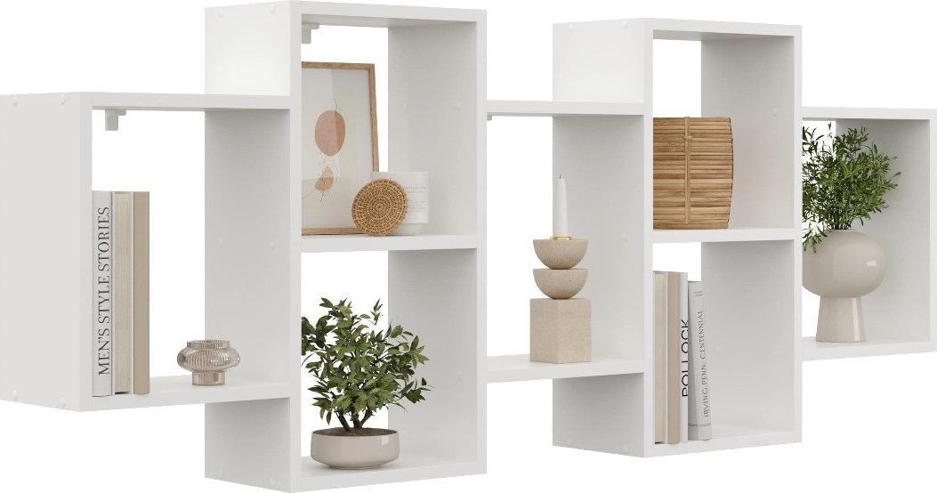 KROKUS Półka ALESIA 4 biała