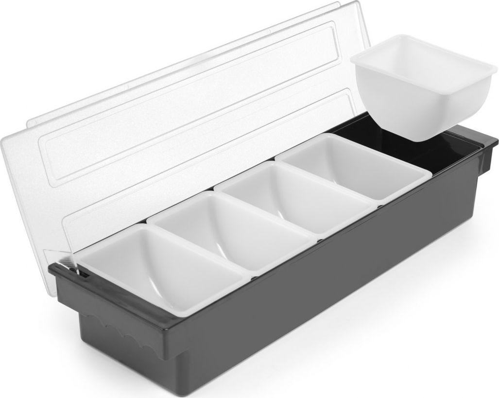 Hendi Pojemnik barmański na dodatki do drinków 5 pojemników Hendi 552131 Pojemnik barmański na dodatki do drinków 5 pojemników Hendi 552131