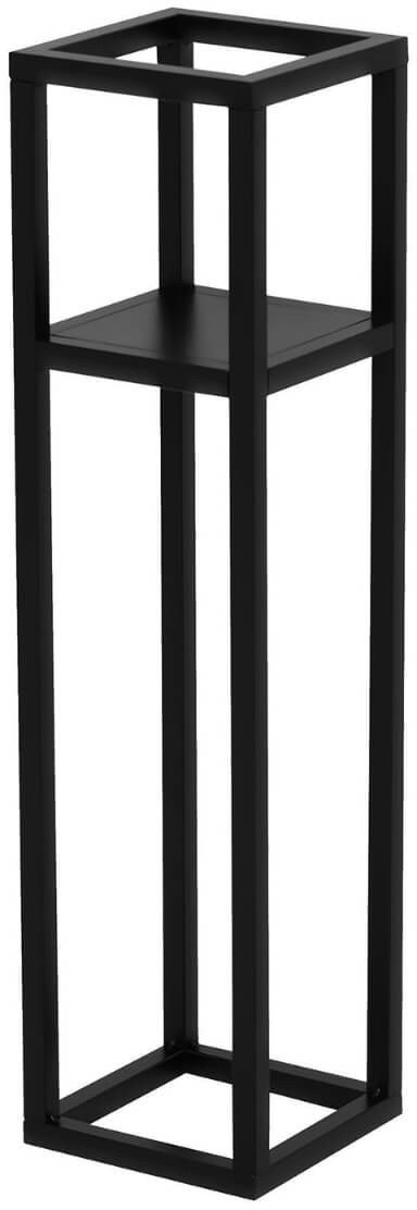 Dekoracyjny stojak na kwiaty Kaja Home KS-03 KWIETNIK L metalowy czarny
