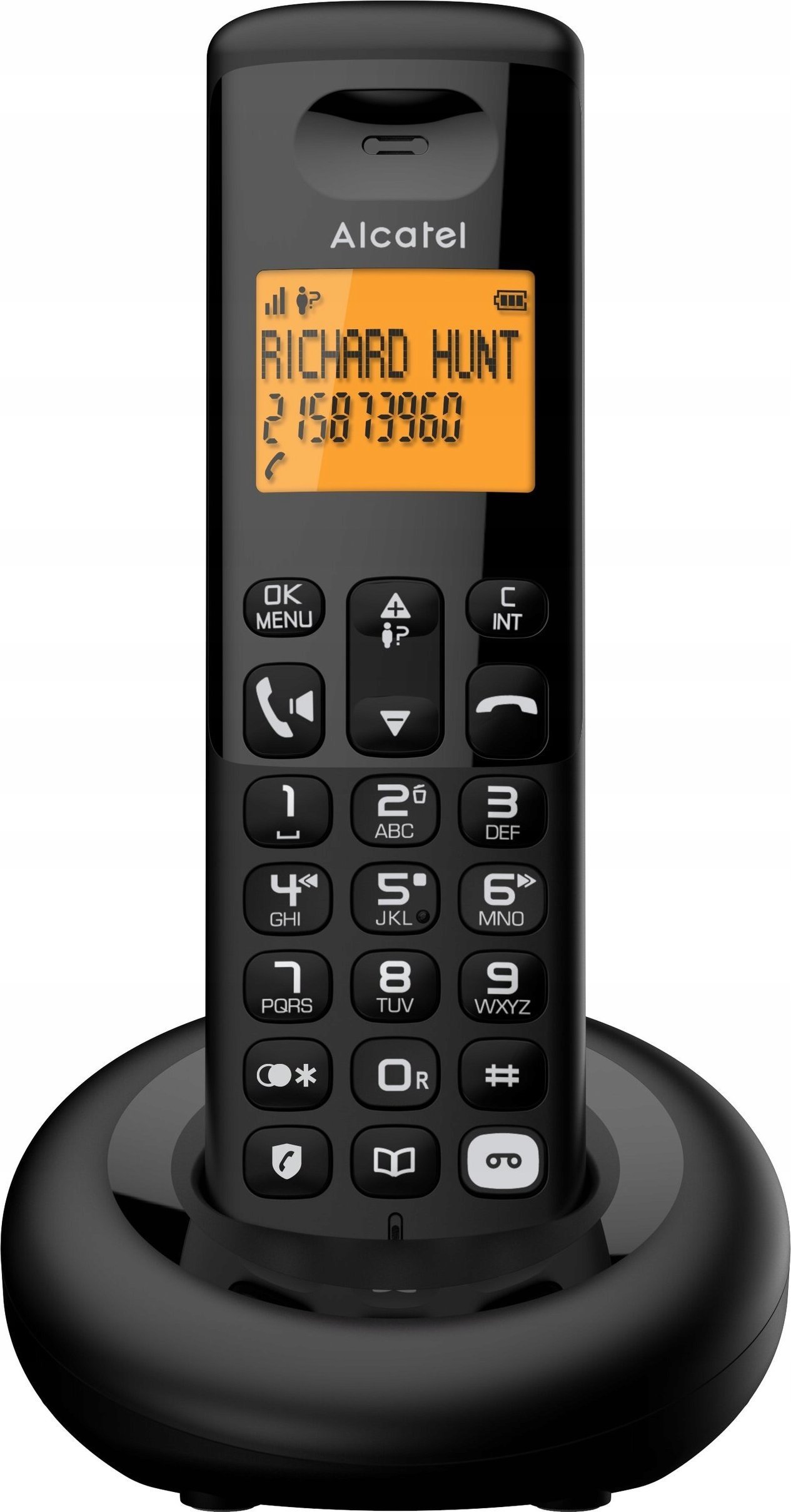 ALCATEL E260 BLACK - TELEFON DECT