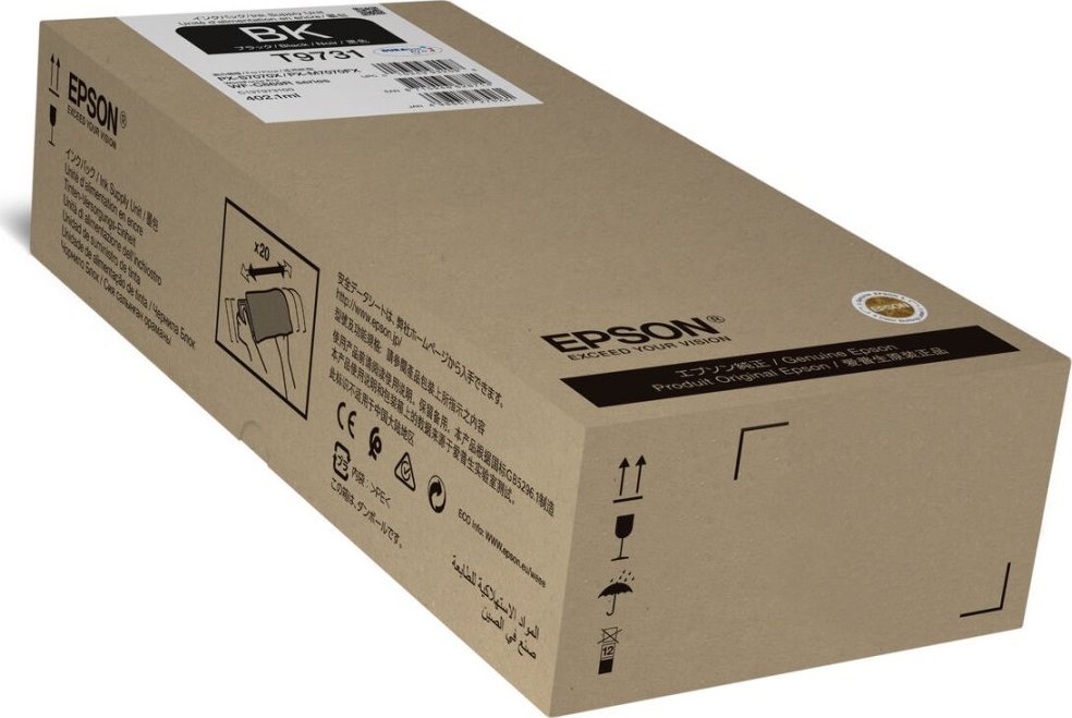 Tusz Epson Epson T9731 - 402.1 ml - Grosse XL - Schwarz - original - Tinten-Packung - fur WorkForce Pro WF-C869R