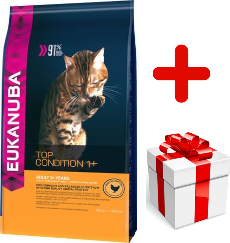 Eukanuba Top condition adult 1+ 10 kg +niespodzianka dla kota