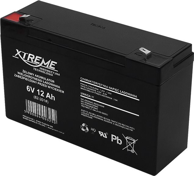 Xtreme Akumulator 6V/12Ah + ładowarka (82-201#)
