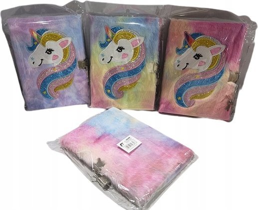 Adar Notes z pluszową okładką zamykany na kłódkę A5 568068 Adar