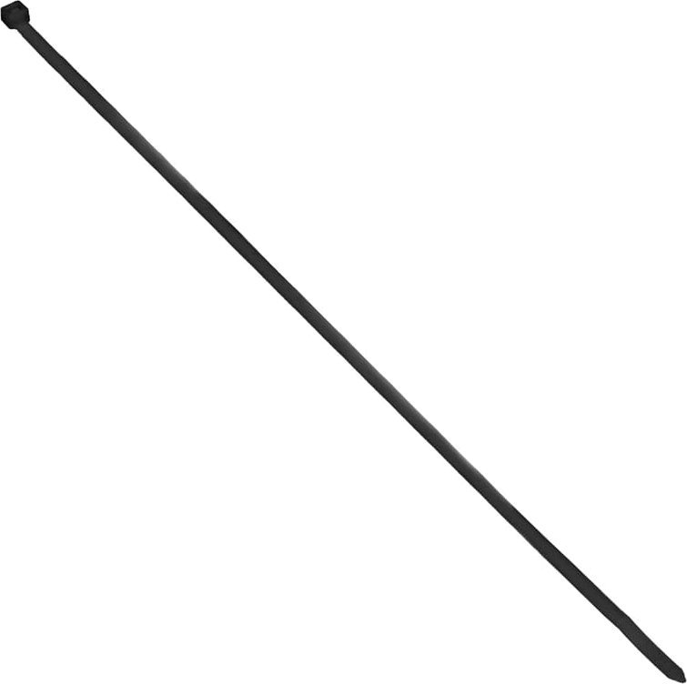 Orno Opaska kablowa, kolor czarny, odporna na UV, szerokość 3,6mm, długość 300mm, 100 sztuk.