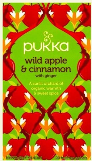 Pukka Herbata Wild Apple & Cinnamon, Ginger 20 saszetek