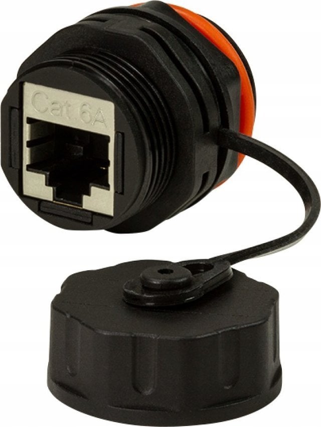 Techly Techly 363548 Łącznik RJ45 Cat6a ekranowany, z możliwością ochrony IP68