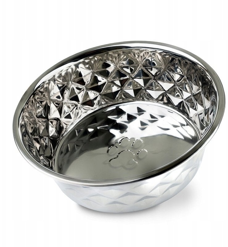 Miska z motywem diamentu, z antypoślizgową powierzchnią 17 cm 0,9 l