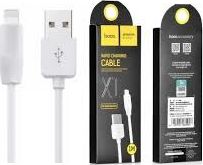 Kabel USB Hoco USB-A - Lightning 2 m Biały (X1LIGH2MWH)