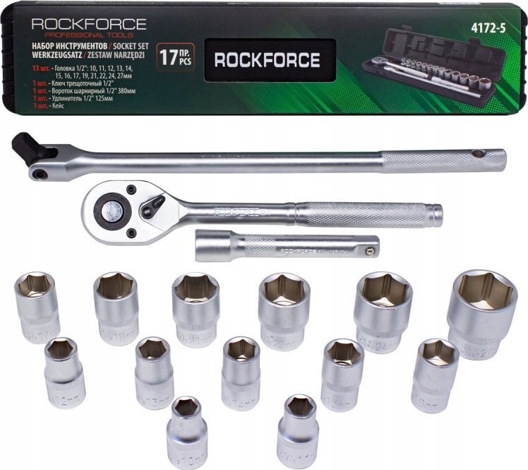 Rockforce ZESTAW NASADEK GRZECHOTKA 1/2 NASADKI 1 7el PREMIUM