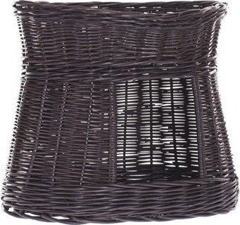 WickerPL CARI BUDA DLA KOTA LEŻAK DLA ZWIERZĄT DOMEK DLA KOTA Z WIKLINY PIĘTROWY 50X40 H45 CM