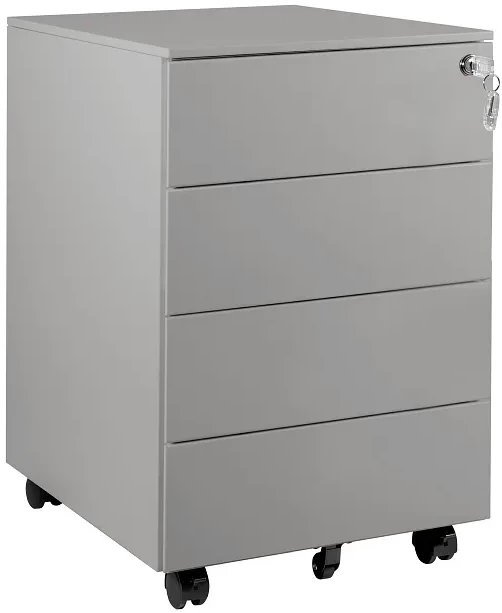 Kontenerek biurowy XD-040-4 szary UNIQUE