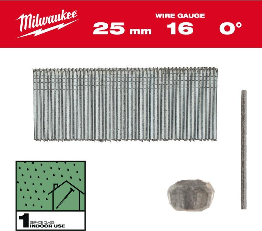 Milwaukee MILWAUKEE SZTYFTY 16G/32mm/0° DO M18 FN16GS /5000szt.