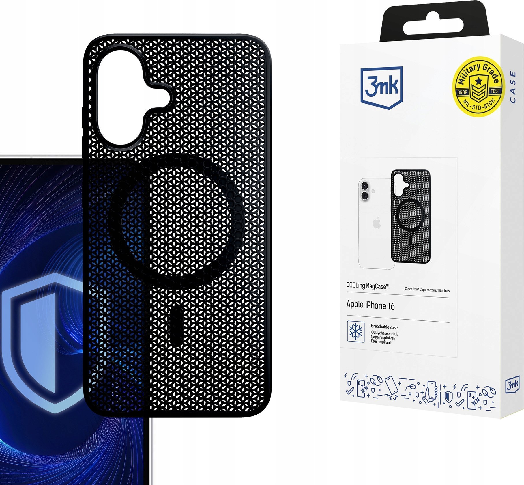 3MK Etui COOLing MagCase do Apple iPhone 16