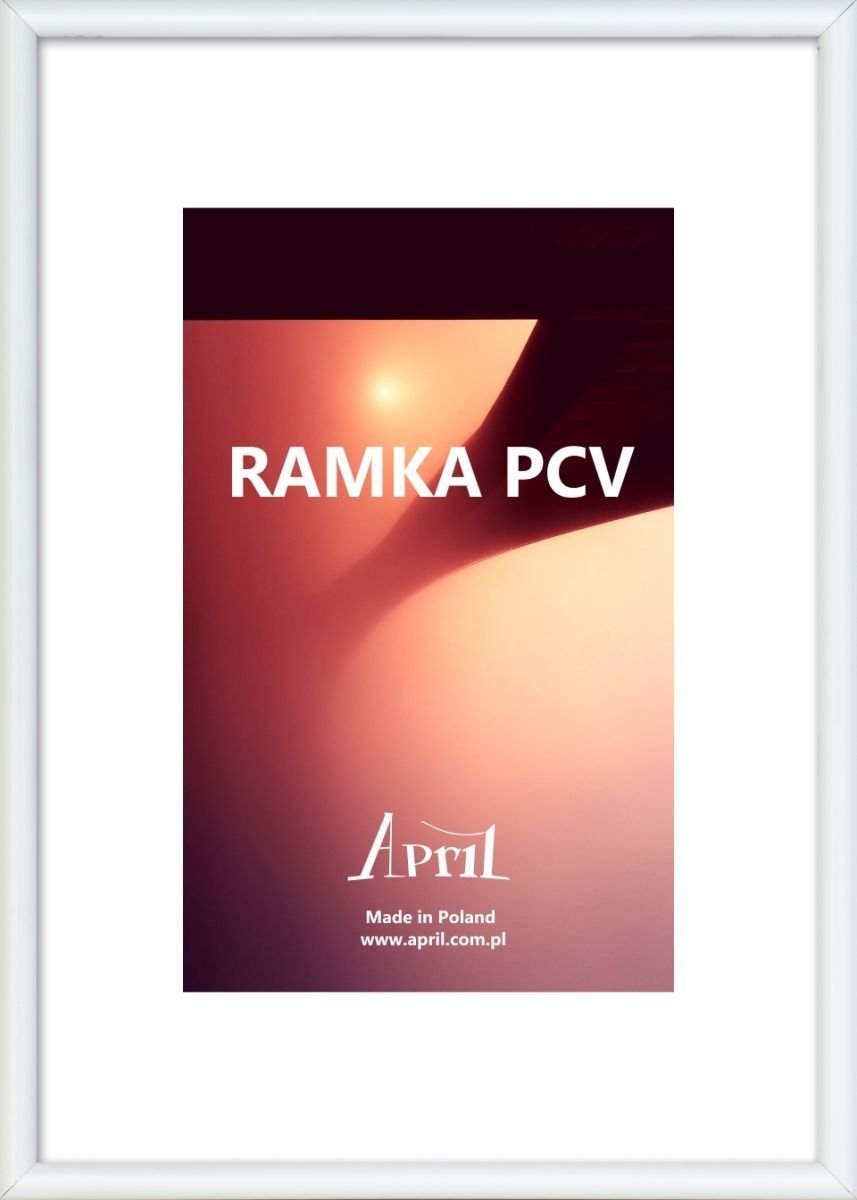 Ramka FPU APRIL Ramka 30x40 PCV biała, matowa (RA19)