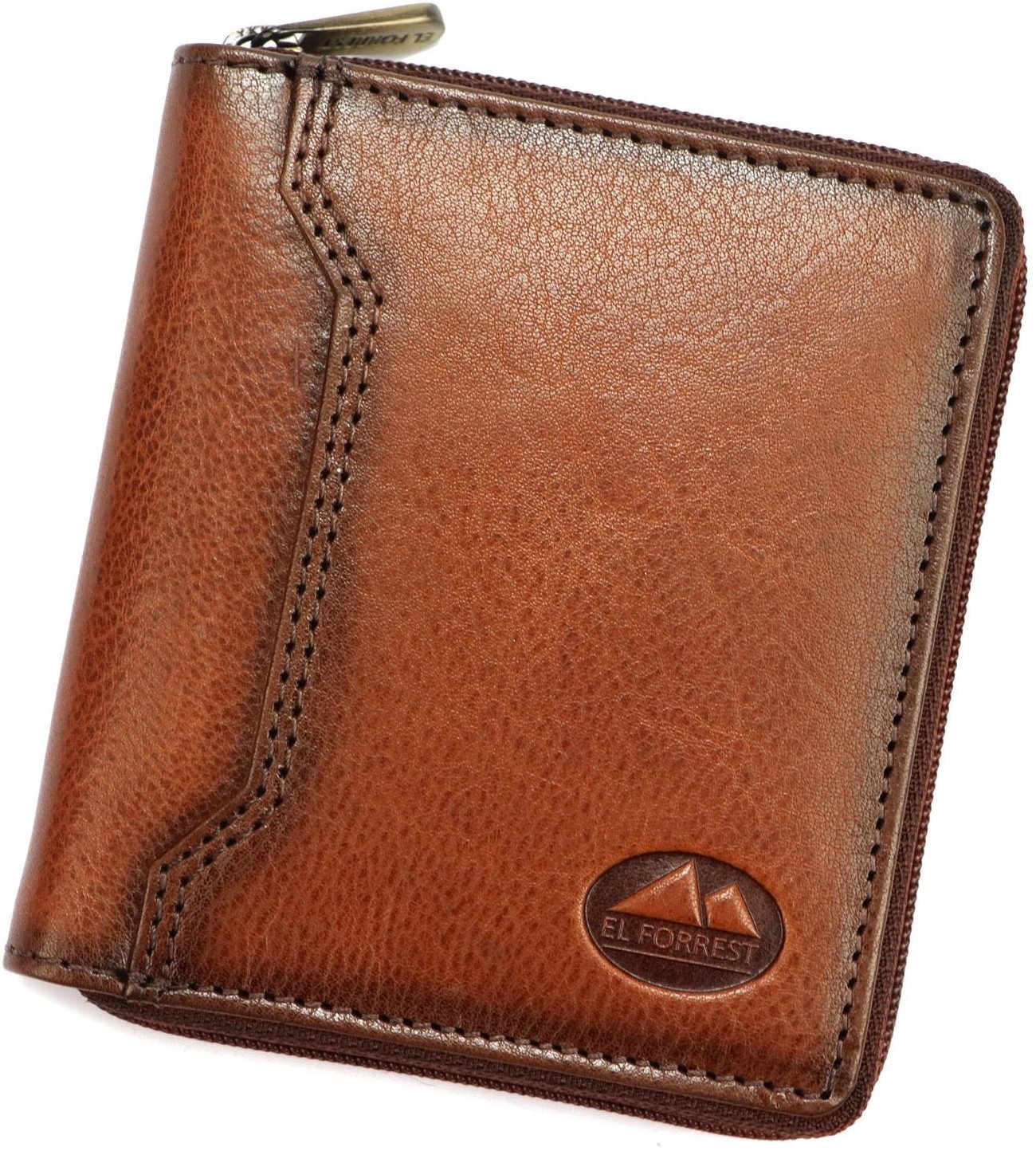 Portfel męski skórzany skóra naturalna El Forrest