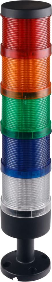 Spamel Kolumna sygnalizacyjna czerwona, żółta, zielona, niebieska, biała 24V DC (LT70\5-24)