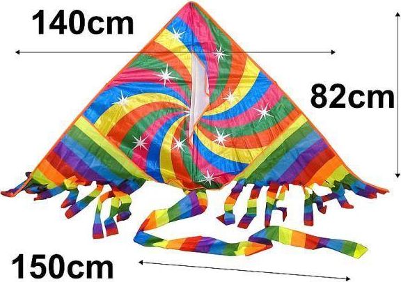 Adar Latawiec tęczowy 170x83cm 495968 ADAR