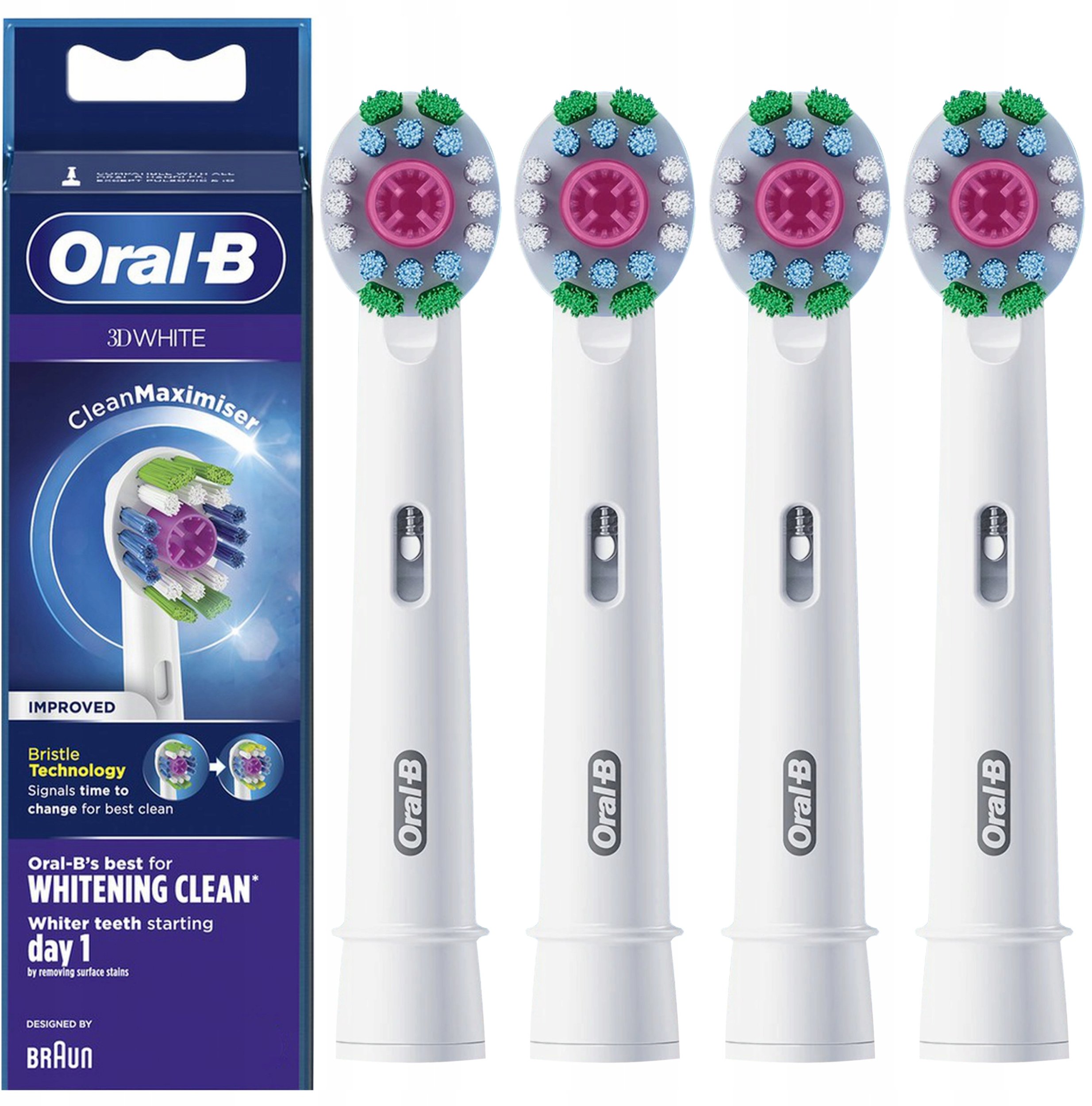 Końcówka Oral-B do szczoteczki Pro 3D White 4 szt.