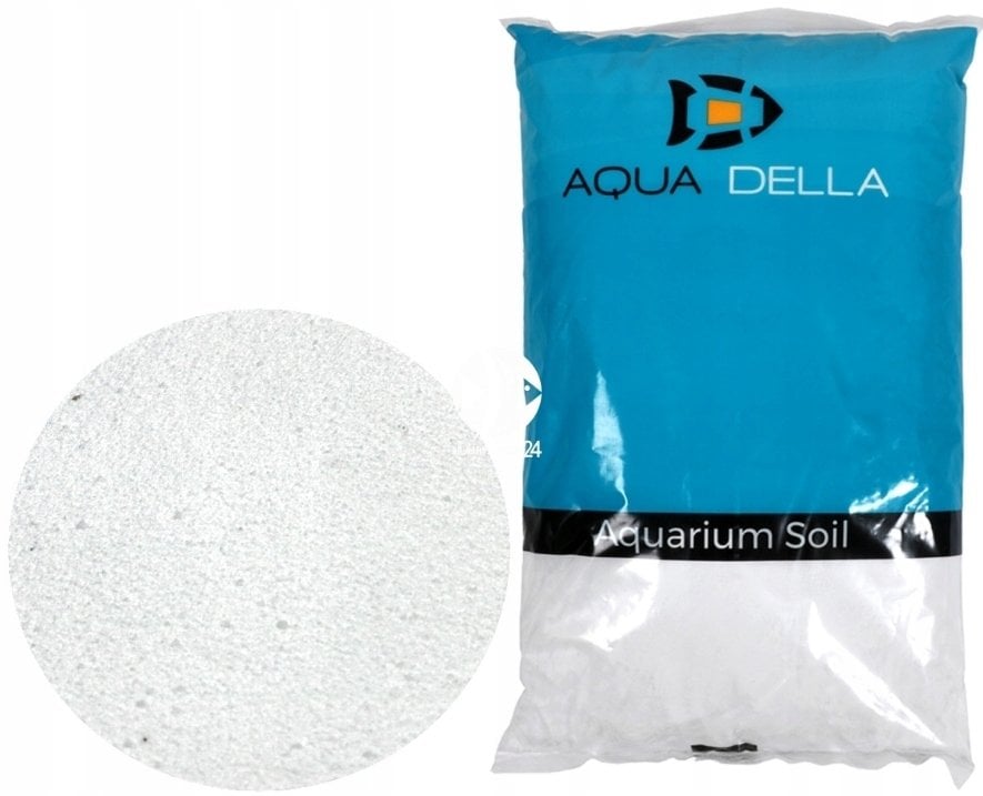 Sand Snow White, piasek, do akwarium, biały, 1 mm, 8 kg