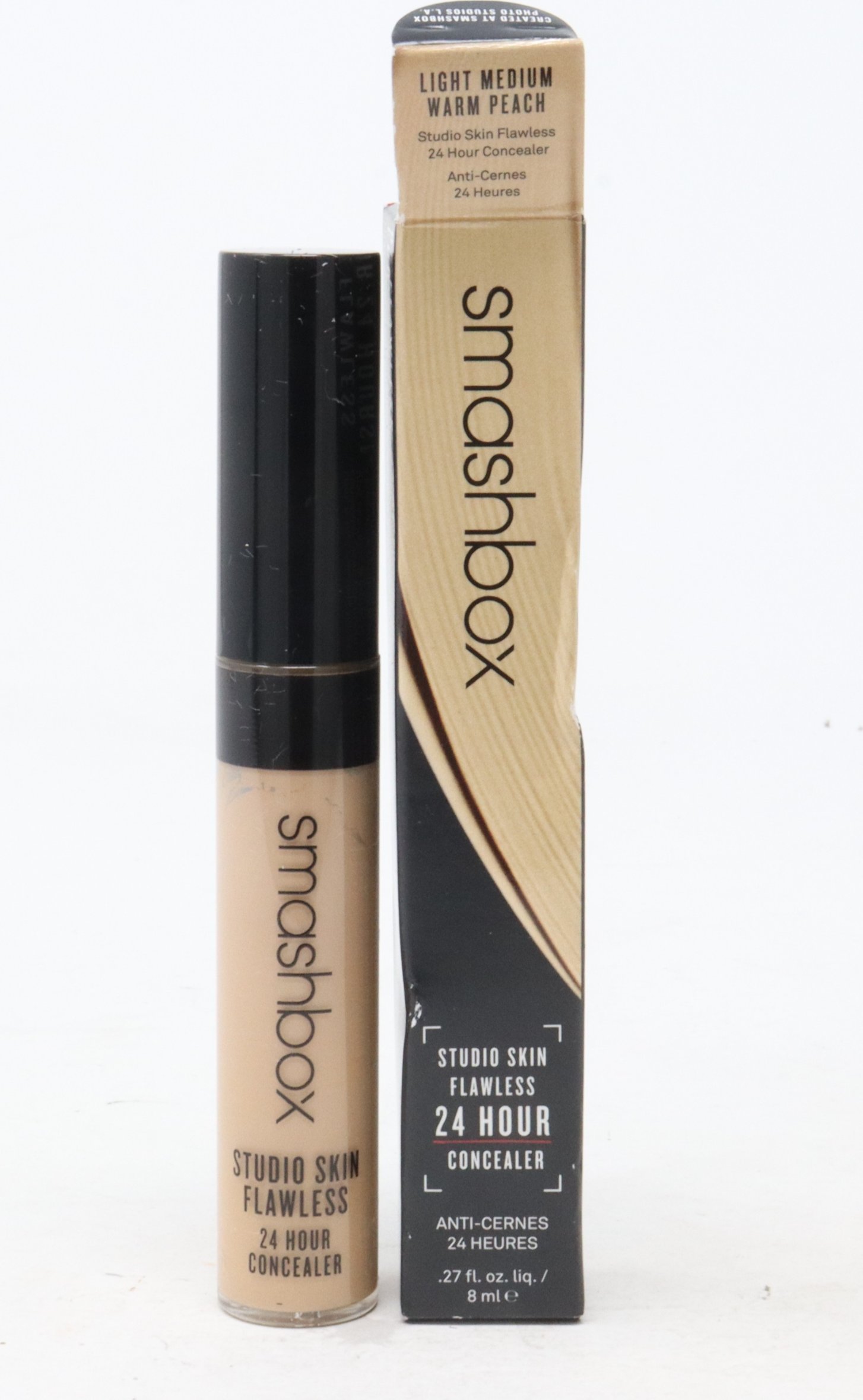 Smashbox, Studio Skin Flawless, Liquid Concealer, Medium Warm Peach, 8 ml For Women