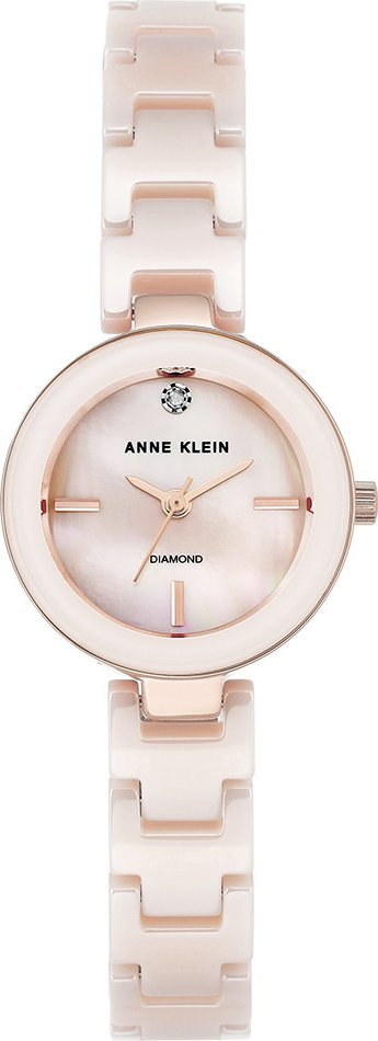 Zegarek Anne Klein Zegarek damski Anne Klein AK-2660LPRG różowy